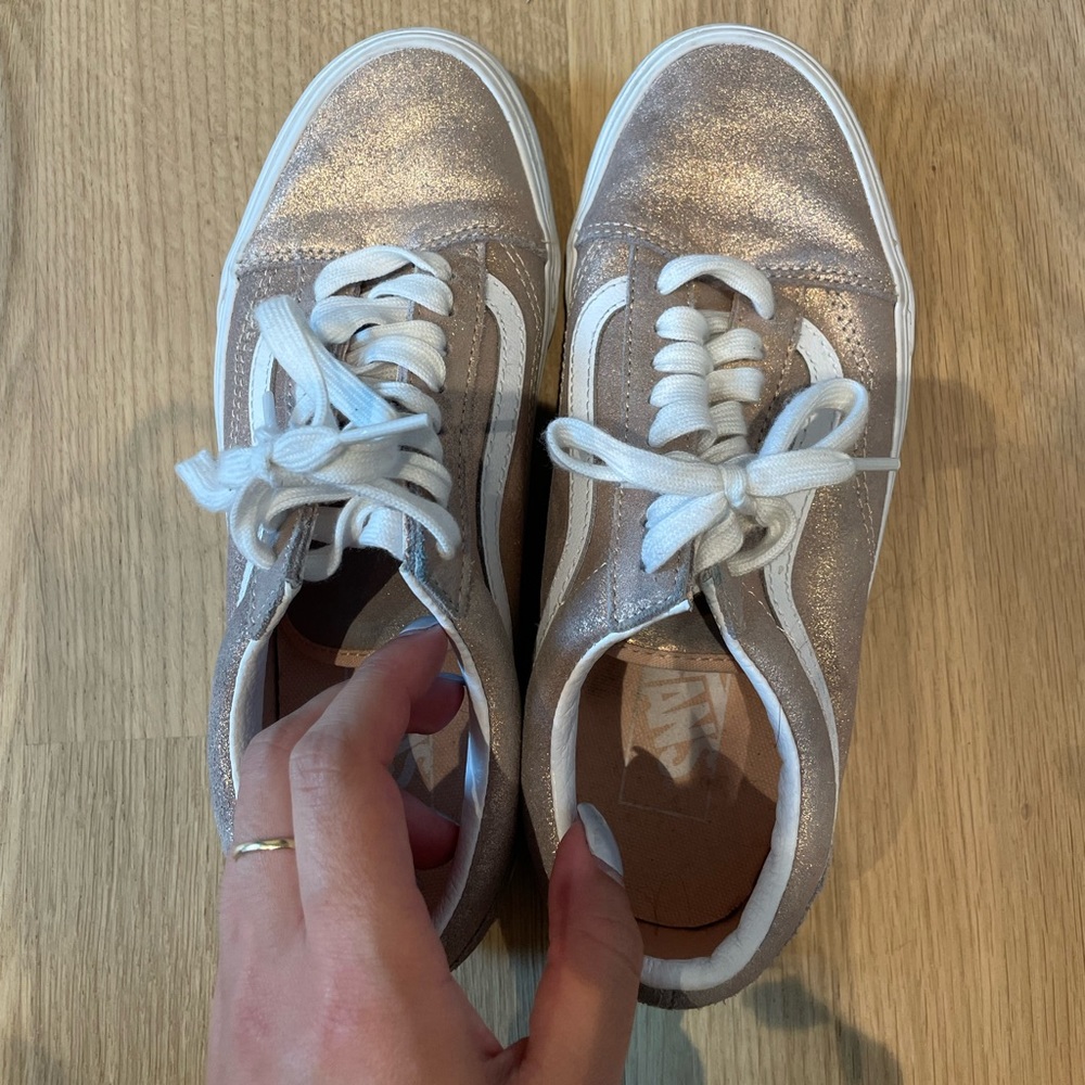 Champagne old skool vans - Picture 2 of 7